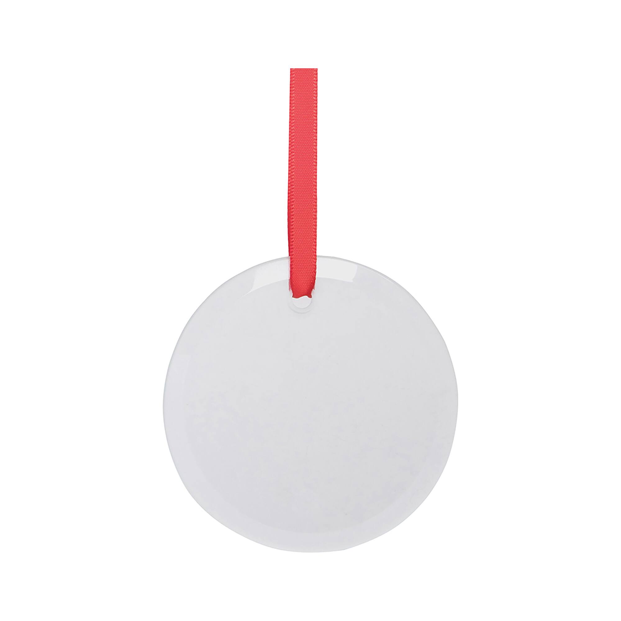 Craft Express 25ct. 3" Clear Glass Sublimation Ornaments
